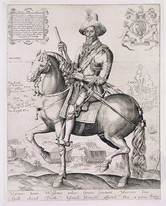 Retrato de Robert Devereux (1566-1601) 2º Conde de Essex, 1599 de Thomas Cockson